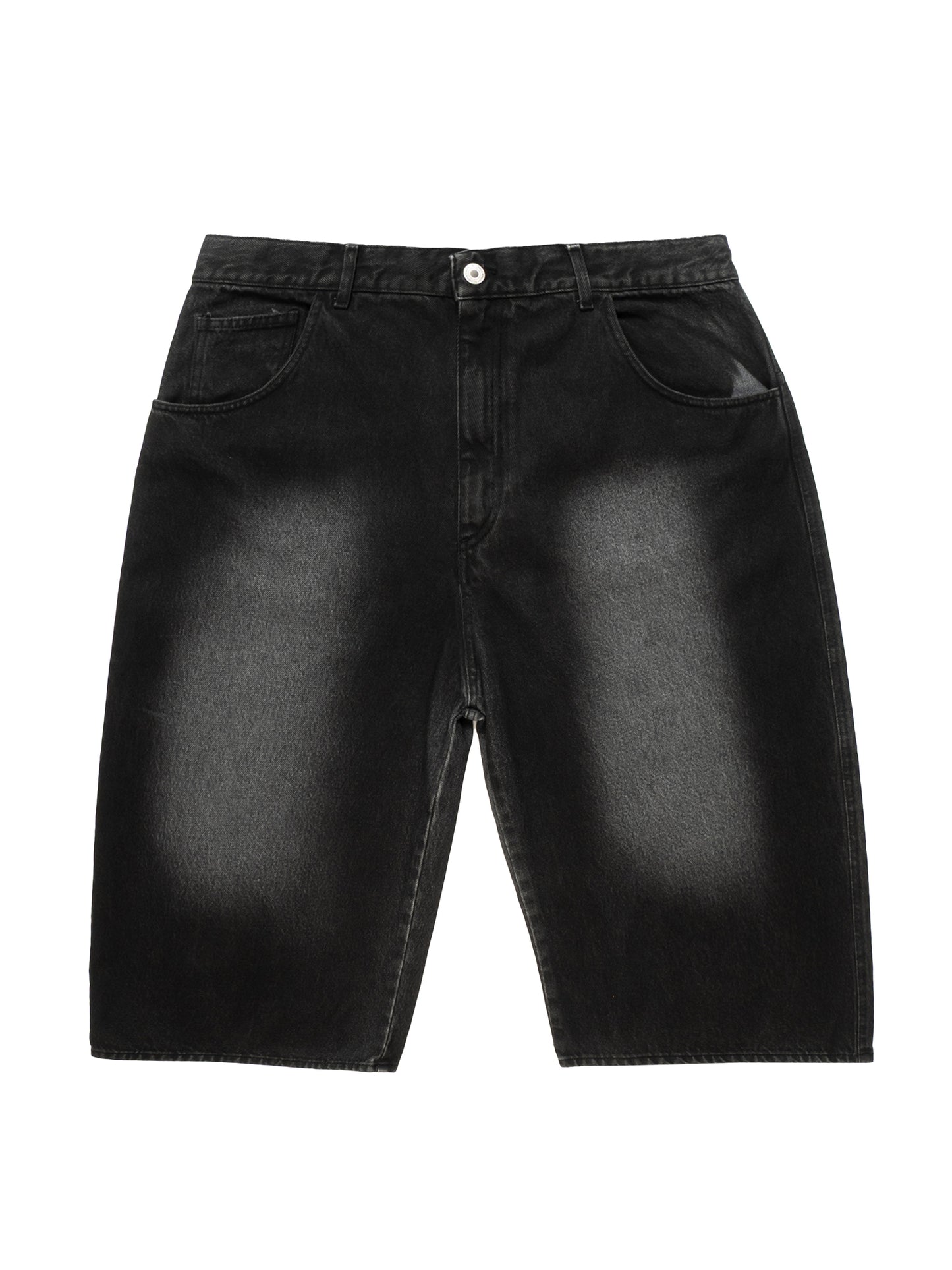 Black Denim Jorts