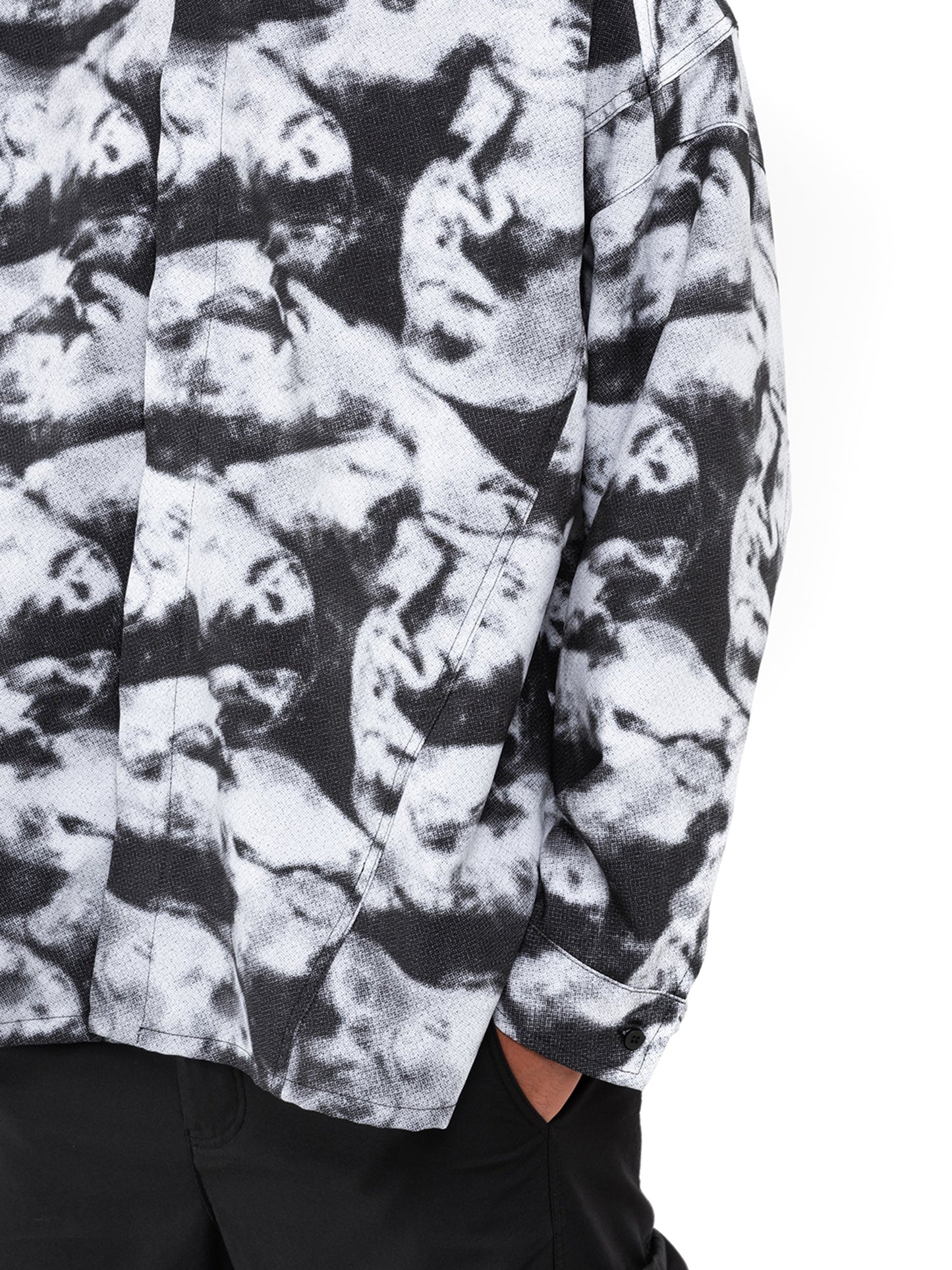 Black Camo Camicia Maniche Lunghe | Uomo