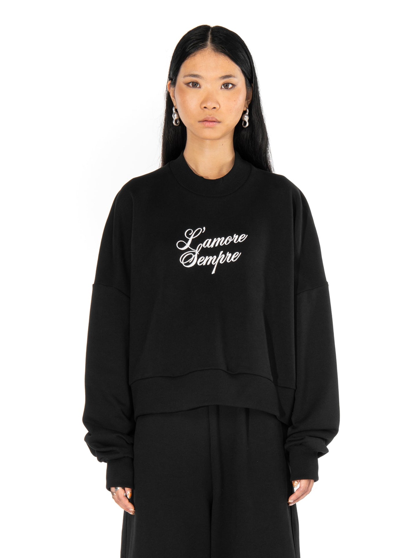 L' amore Sempre Sweatshirt à col rond