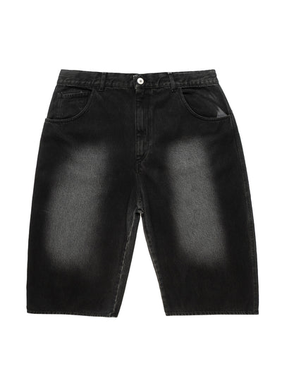 Black Denim Jorts