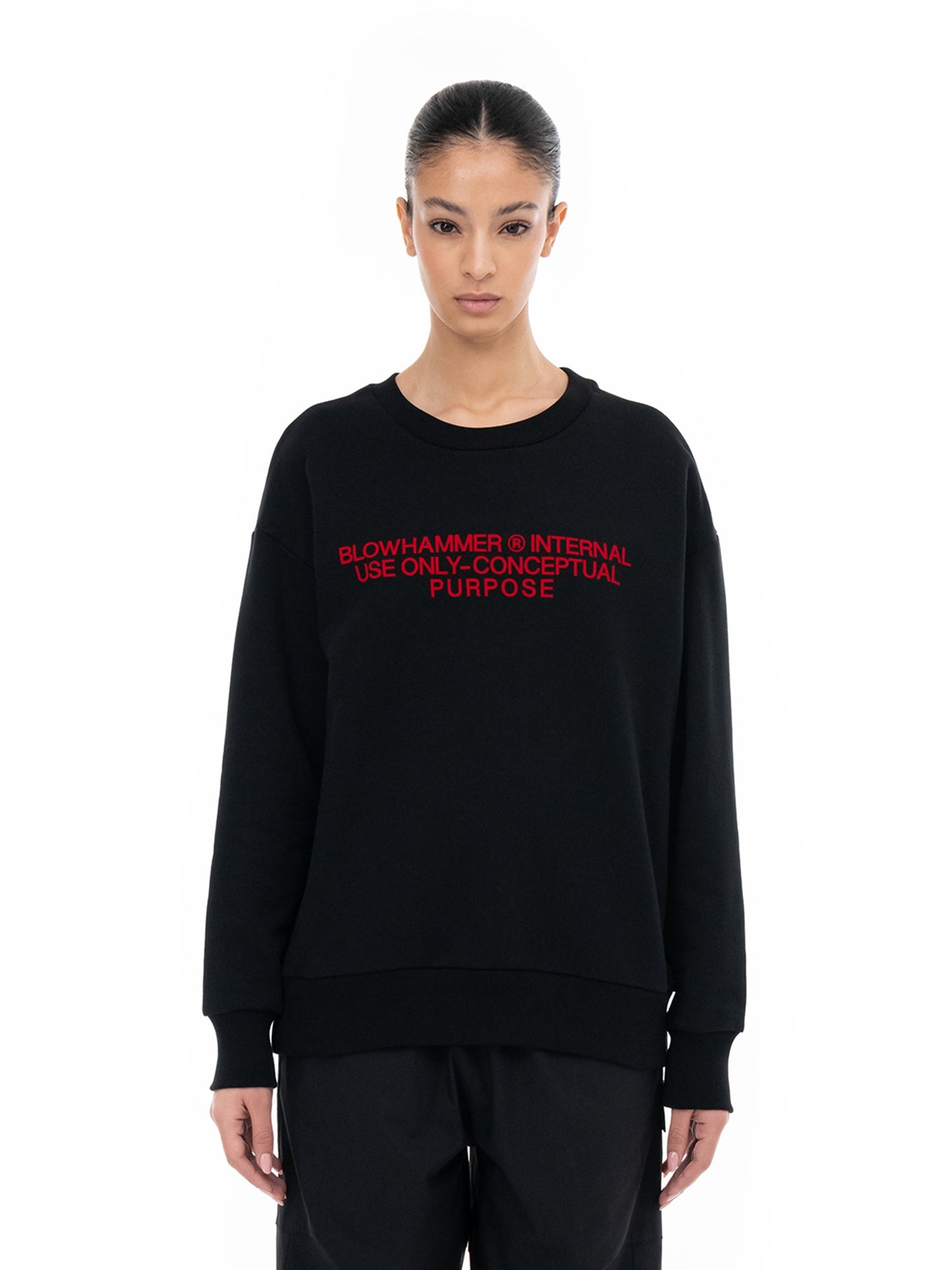 Concept Red  Crewneck Sweatshirt | Blowhammer