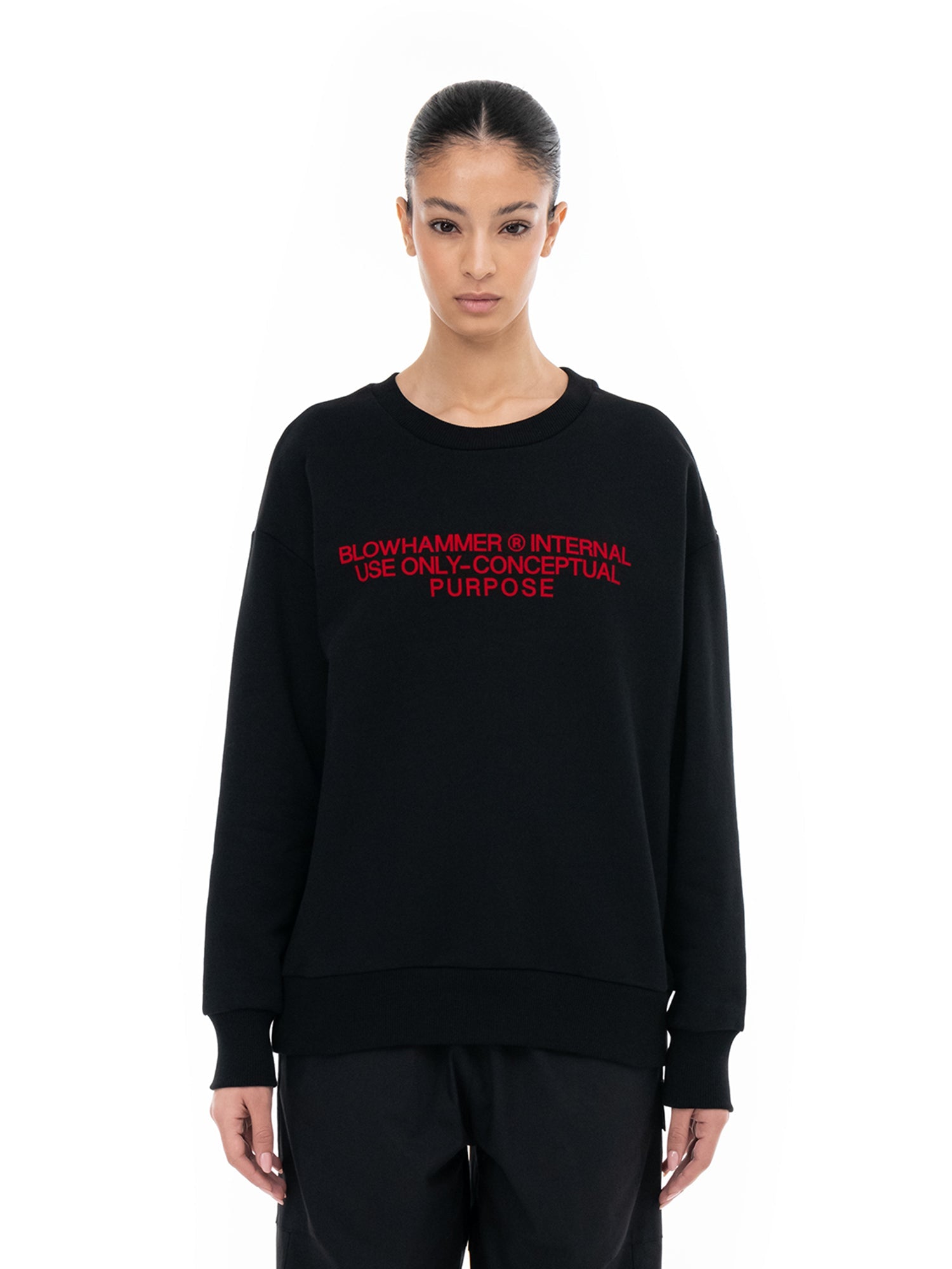 Concept Red  Crewneck Sweatshirt | Blowhammer