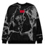 Unkiss Black Sweatshirt à col rond
