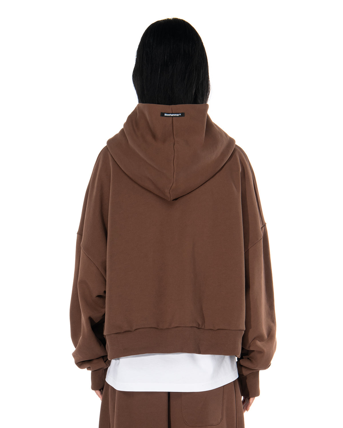 BROKENHEART Brown Zip Hoodie | Blowhammer, color_brown