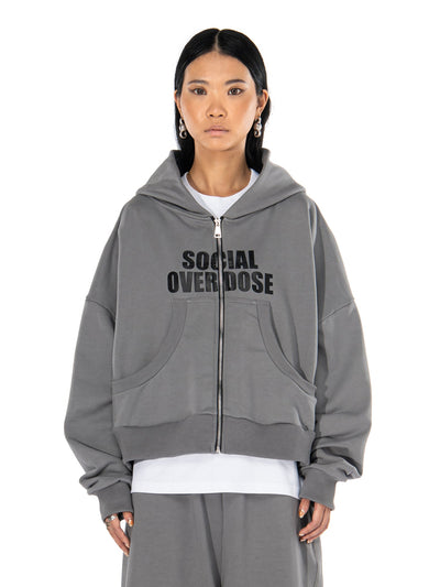 Social Overdose Zip Hoodie | Blowhammer