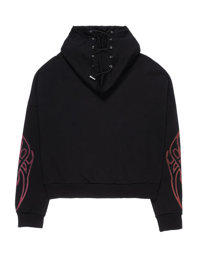 Ego Tribal Felpa Cappuccio Boxy