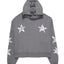 Stars Felpa Cappuccio Boxy