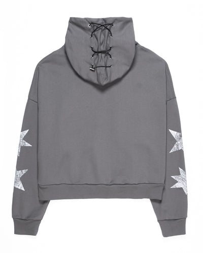 Stars Felpa Cappuccio Boxy