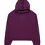 MINIMAL Purple Felpa Cappuccio Boxy