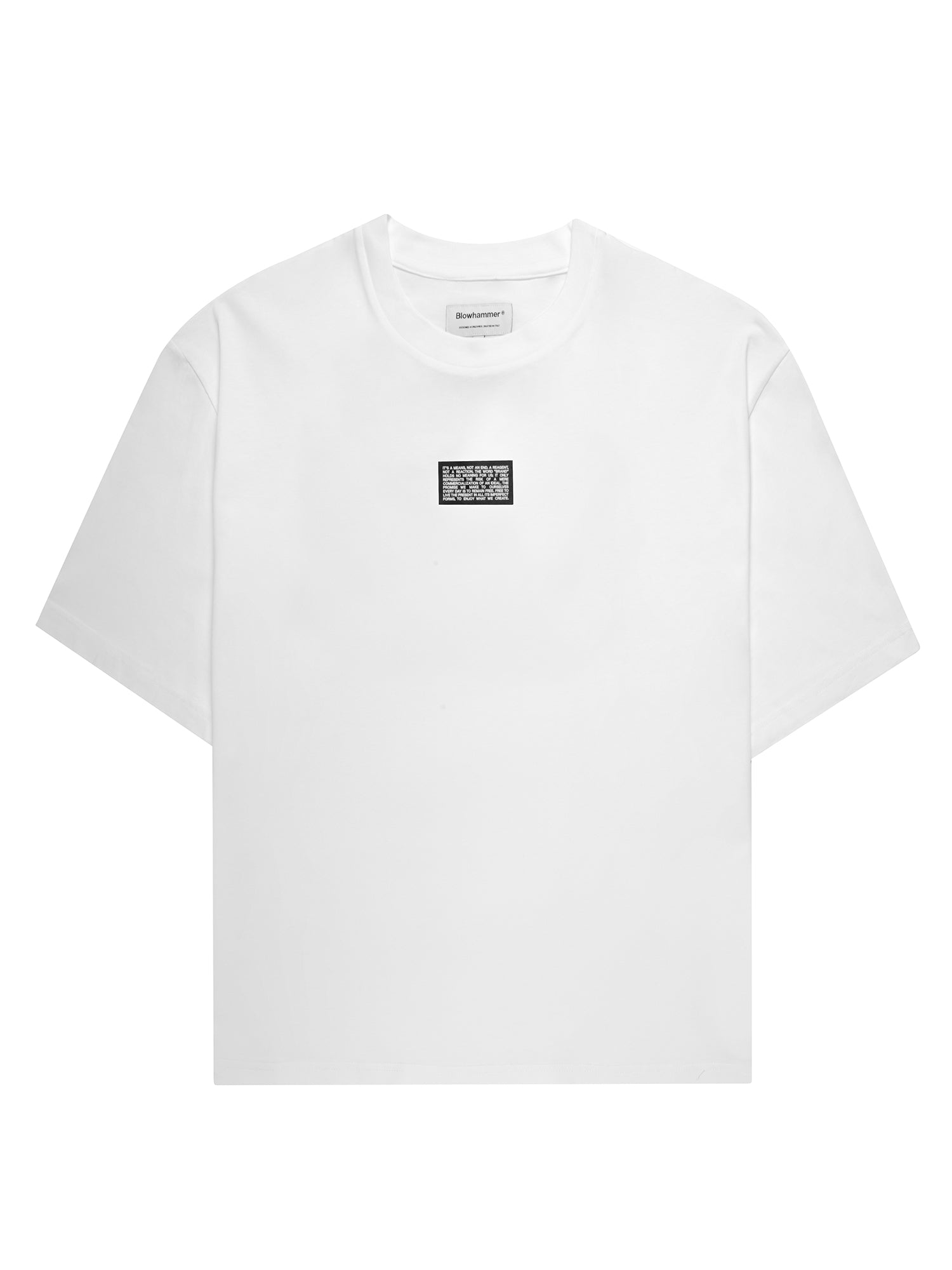 Vit T-shirt Triodrome, framifrån