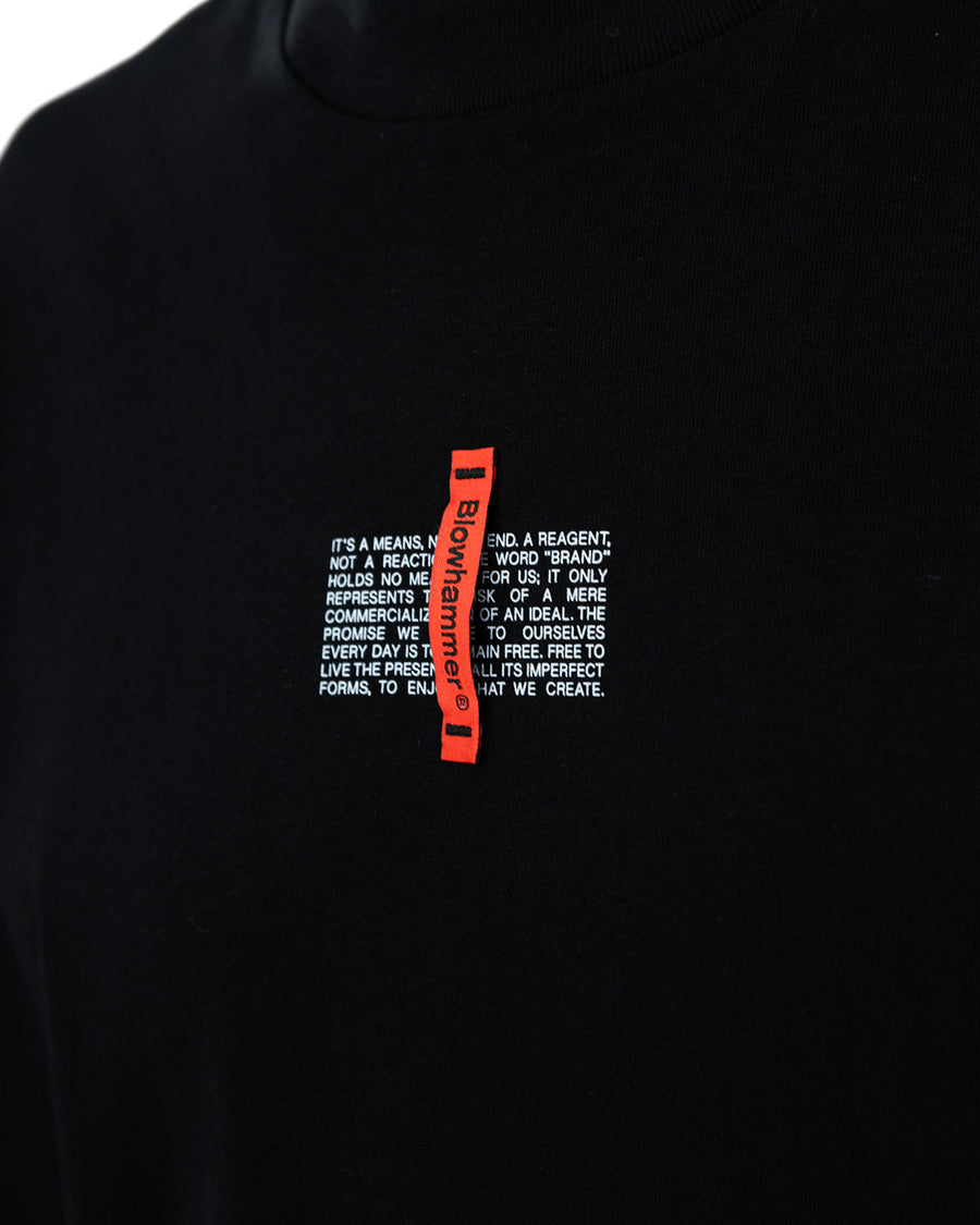 T-shirt nera Flag, dettaglio della stampa