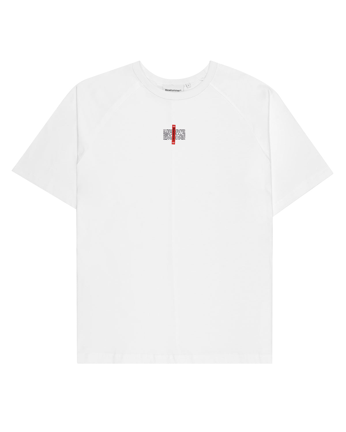 T-shirt branca Manifesto, vista de frente, color_white
