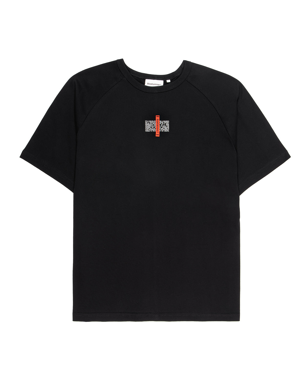 Černé tričko Manifesto, pohled zepředu, color_black