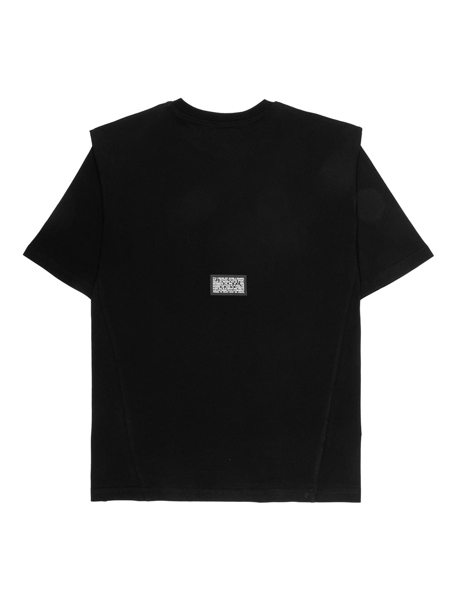 T-shirt nera Eclipse, vista dietro
