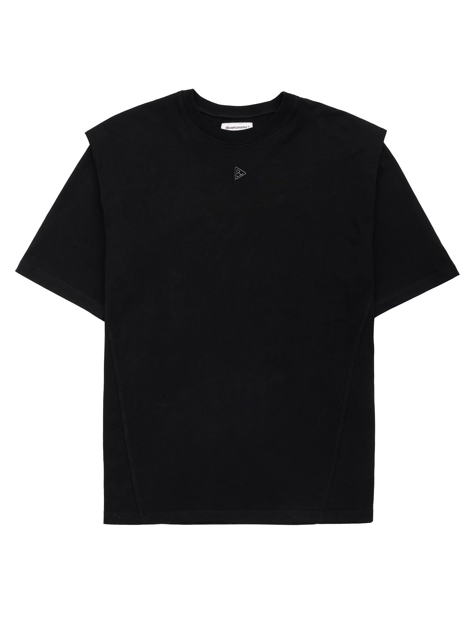 Μαύρο T-shirt Minimal SP, μπροστινή όψη