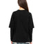 Sort langærmet T-shirt Minimal, båret, set bagfra