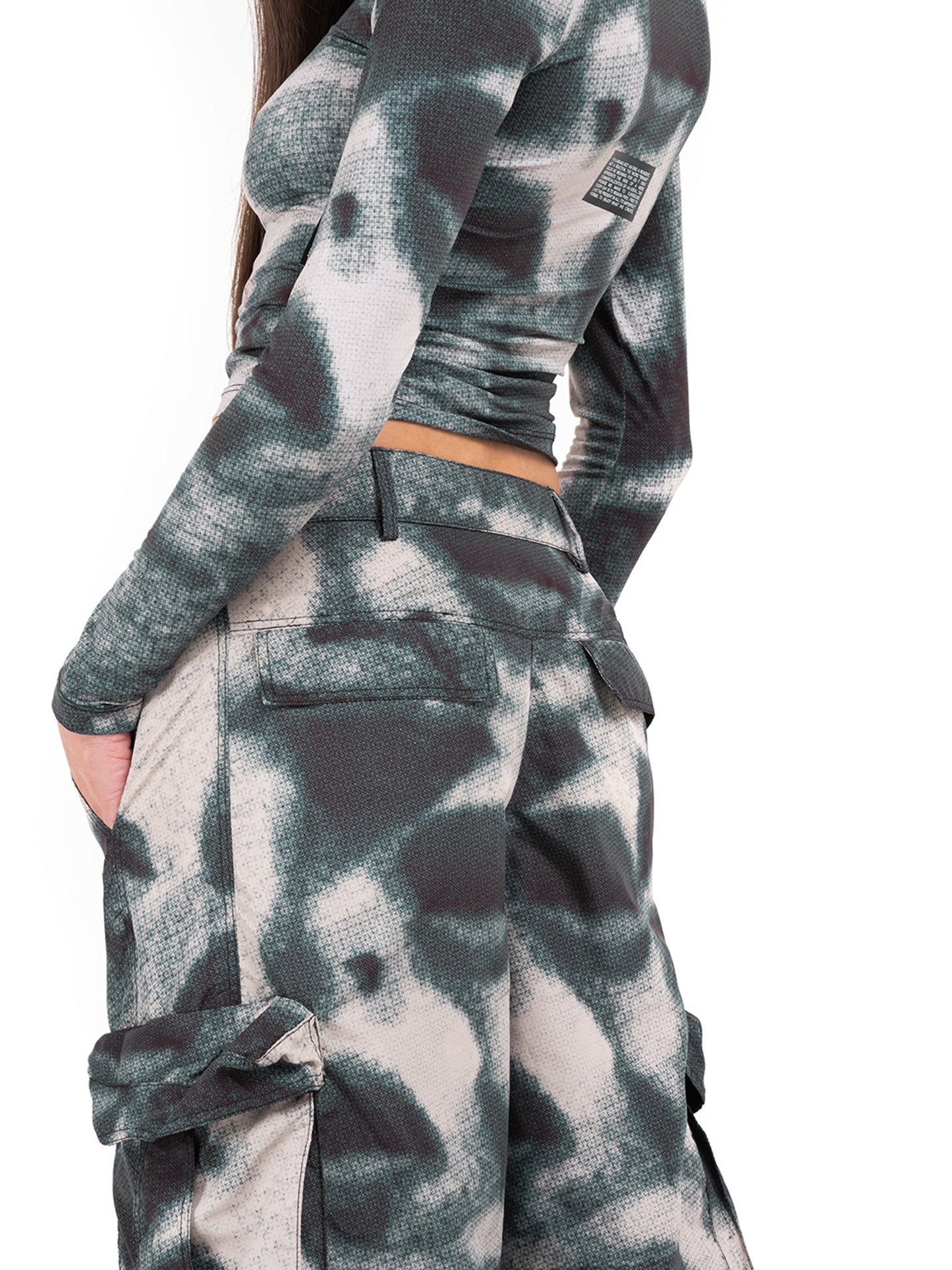 Black Camo Cargo | Donna
