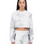 Grey Noise Sweatshirt Crop | Blowhammer