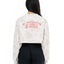 Strand Ivory Sweatshirt Crop | Blowhammer