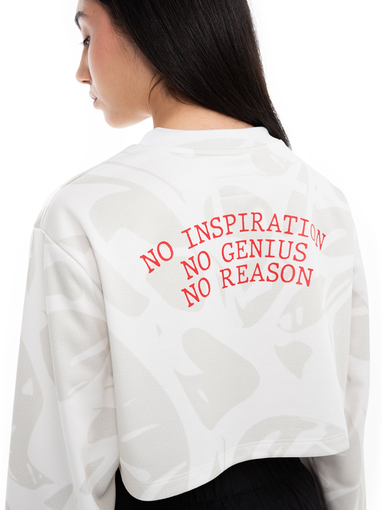 Strand Ivory Sweatshirt Crop | Blowhammer