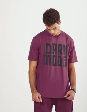 Dark Mode Bordeaux T-Shirt - Outlet